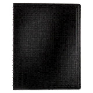 Duraflex Poly Notebook, 1-Subject, Medium/College Rule, Black Cover, (80) 11 x 8.5 Sheets