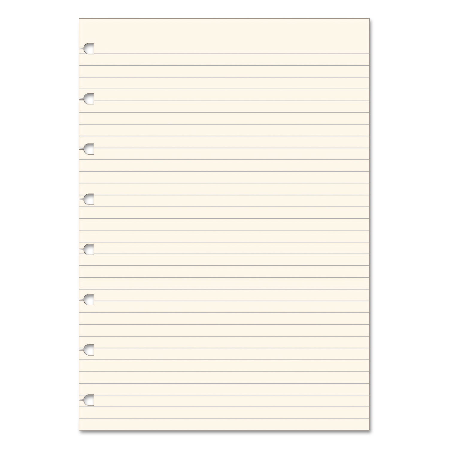 Notebook Refills, 8-Hole, 8.25 x 5.81, Narrow Rule, 32/Pack