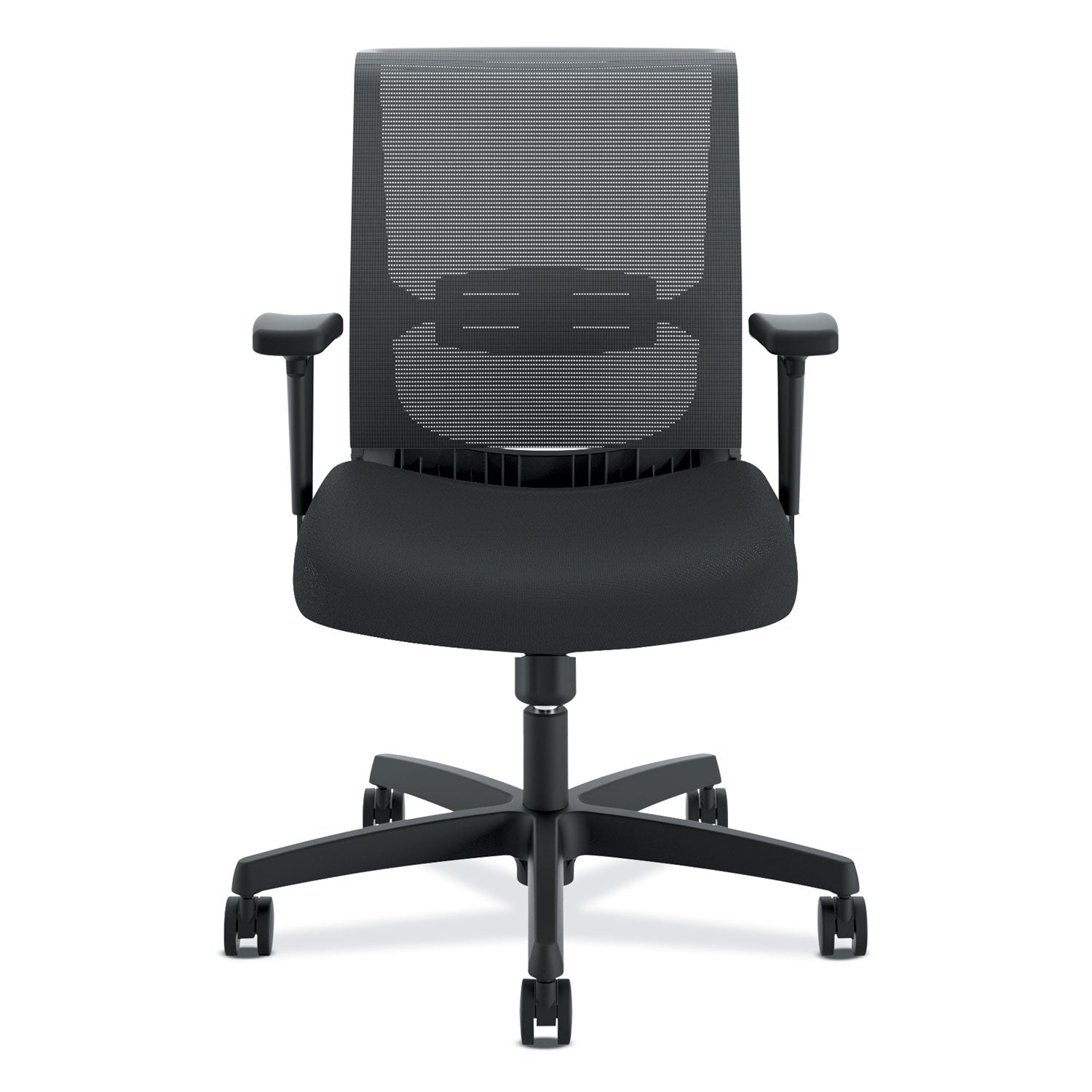 convergence-mid-back-task-chair-swivel-tilt-supports-up-to-275-lb-1575-to-2013-seat-height-black_honcms1aaccf10 - 1