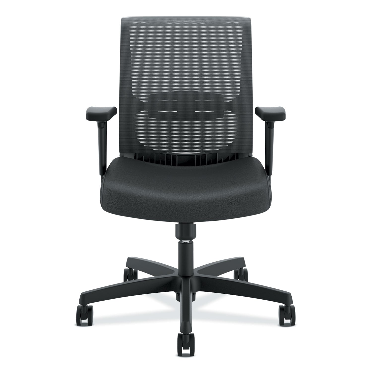 convergence-mid-back-task-chair-swivel-tilt-supports-up-to-275-lb-1575-to-2013-seat-height-black_honcms1aur10 - 1