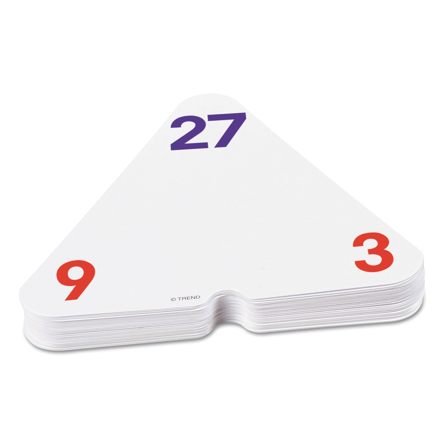 Three-Corner Flash Cards, Multiplication/Division, 5.5 x 5.5, 48/Set - 