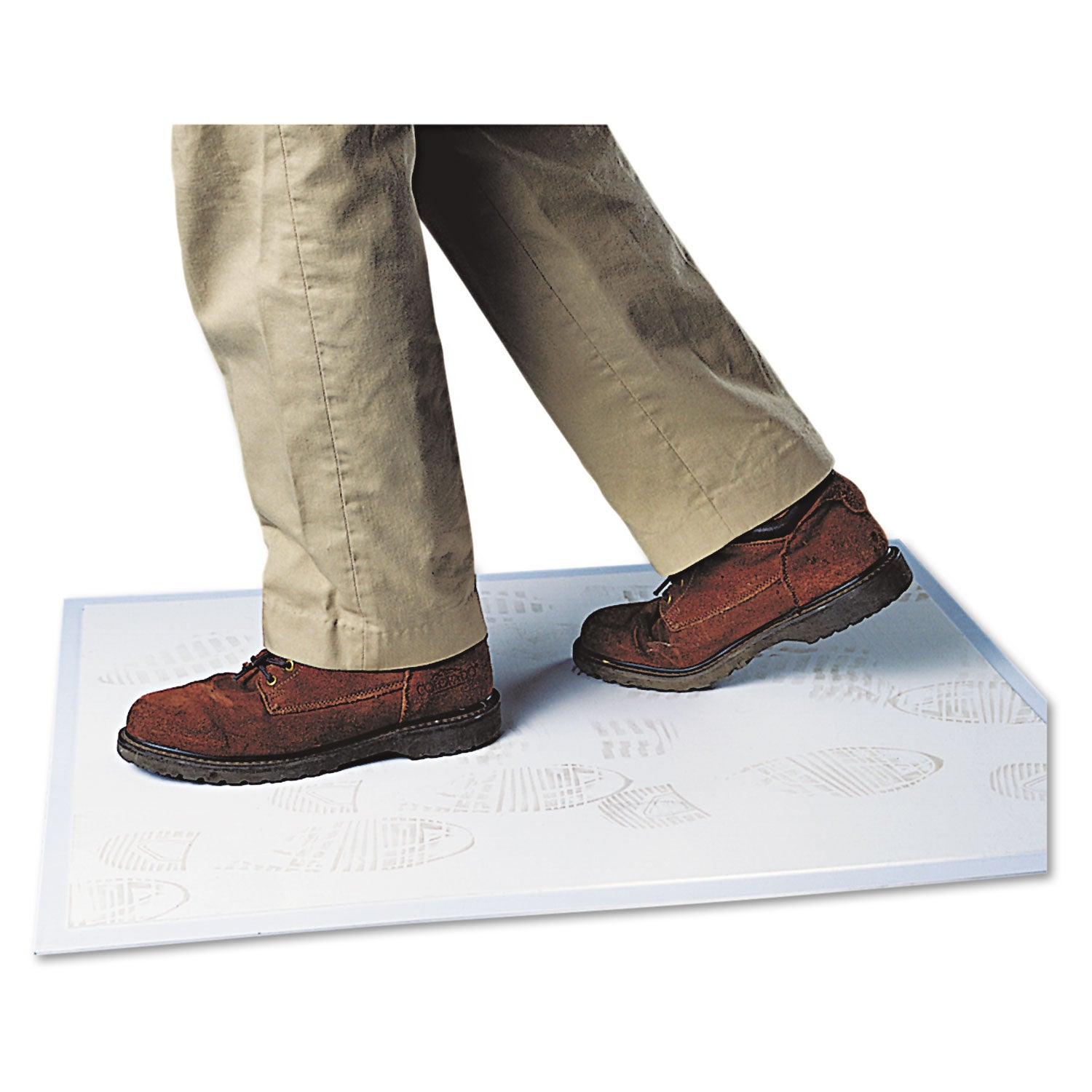 Walk-N-Clean Dirt Grabber Mat with Starter Pad, 31.5 x 25.5, Gray - 