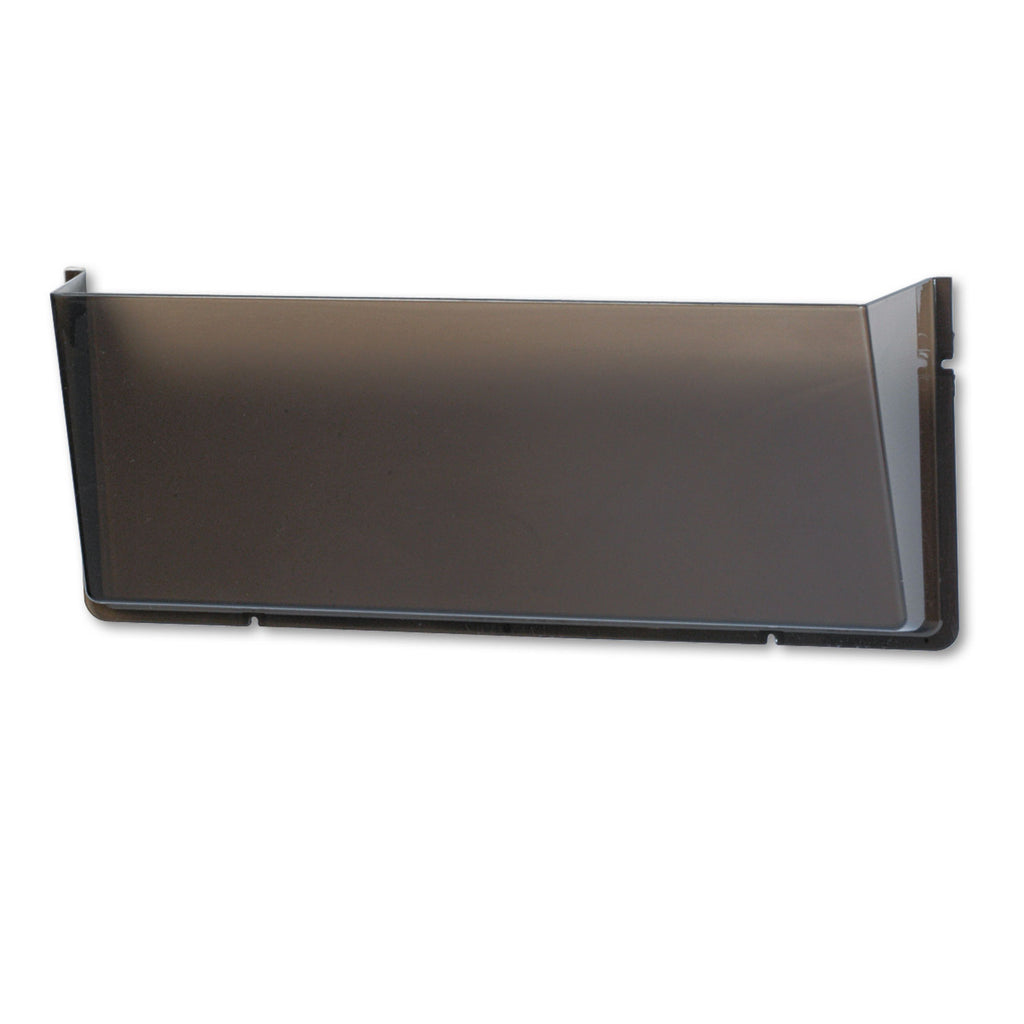 Unbreakable DocuPocket Wall File, Legal Size, 17.5" x 3" x 6.5", Smoke - 