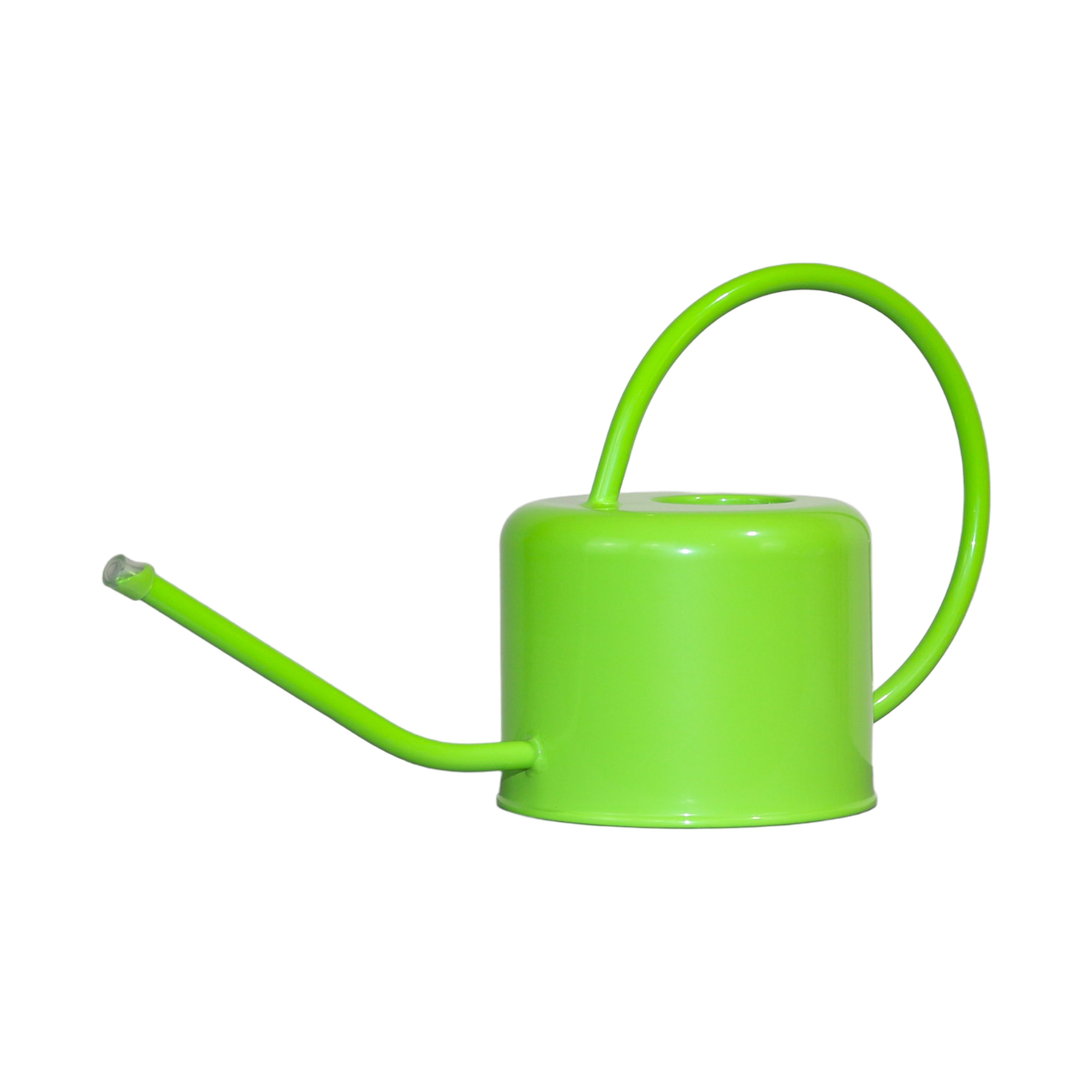 40 oz Green Metal Watering Can with Long Spout