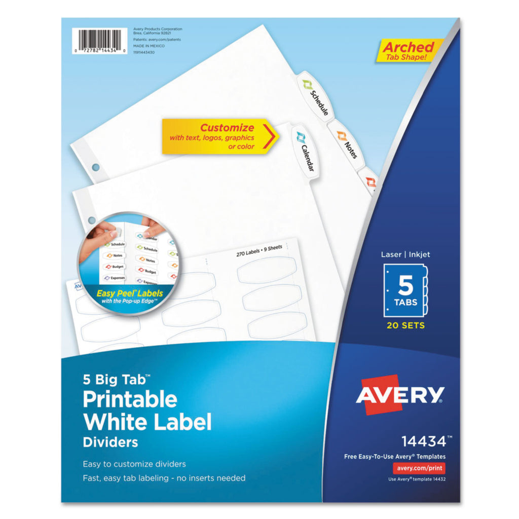 big-tab-printable-white-label-tab-dividers-5-tab-11-x-85-white-20-sets_ave14434 - 1
