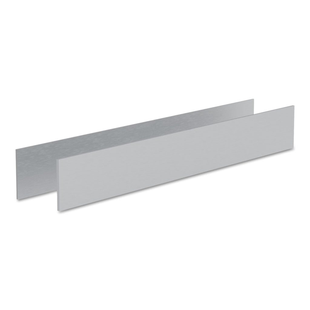 Medina Series Conference Table Modesty Panels, 82.5w x 0.63d x 11.8h, Gray Steel - 