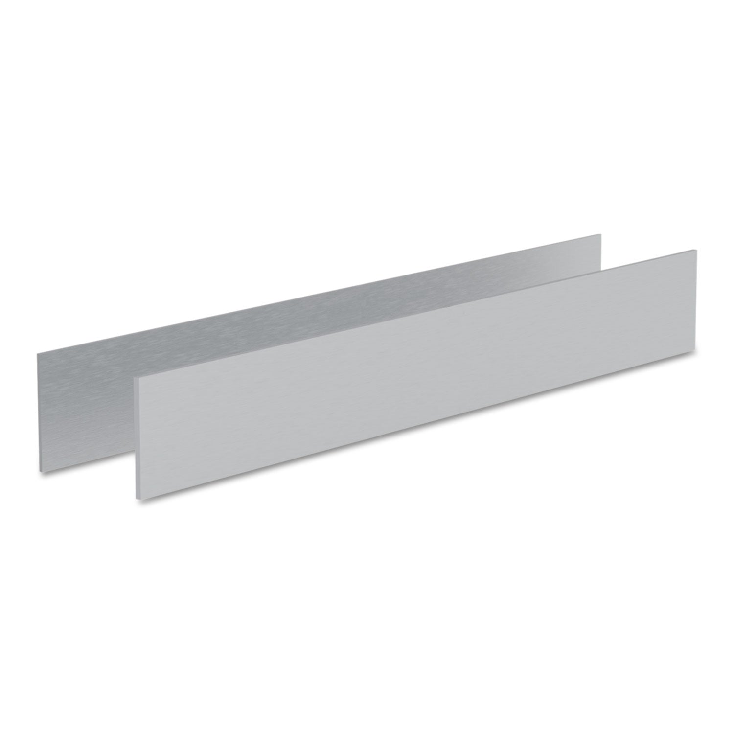 Medina Series Conference Table Modesty Panels, 82.5w x 0.63d x 11.8h, Gray Steel - 
