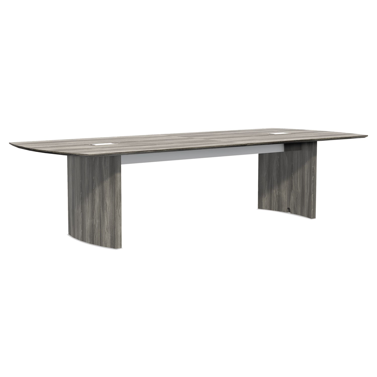 Medina Series Conference Table Modesty Panels, 82.5w x 0.63d x 11.8h, Gray Steel - 