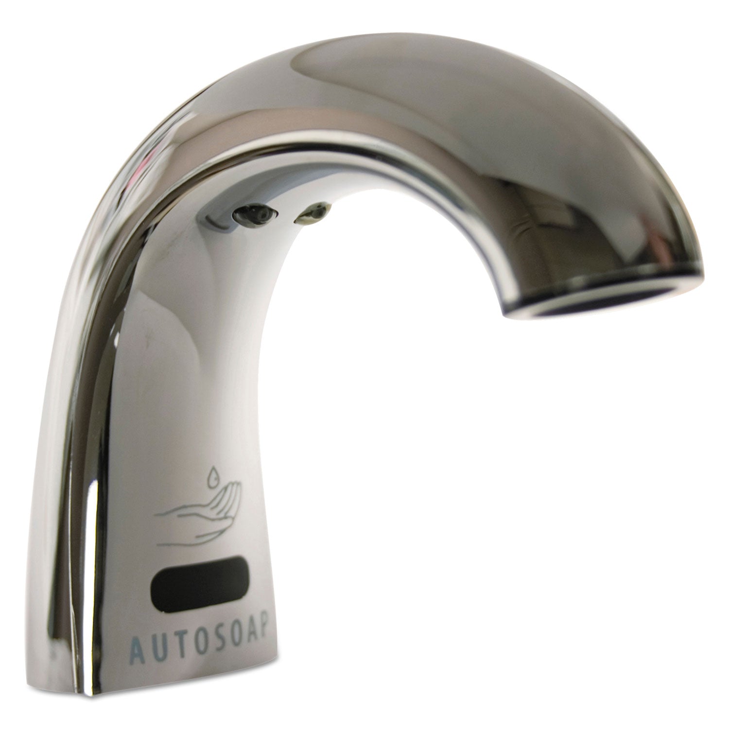 one-shot-soap-dispenser--touch-free-foam-19-x-55-x-4-polished-chrome_rcp4870465 - 1