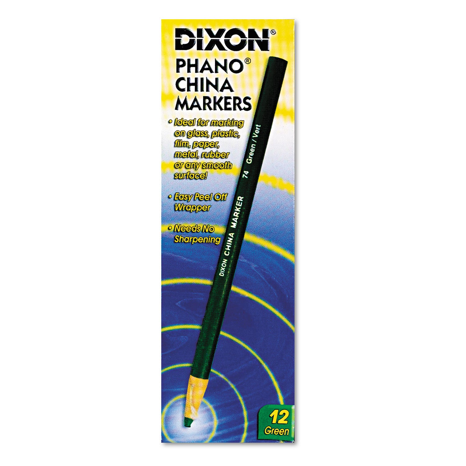 China Marker, Green, Dozen - 