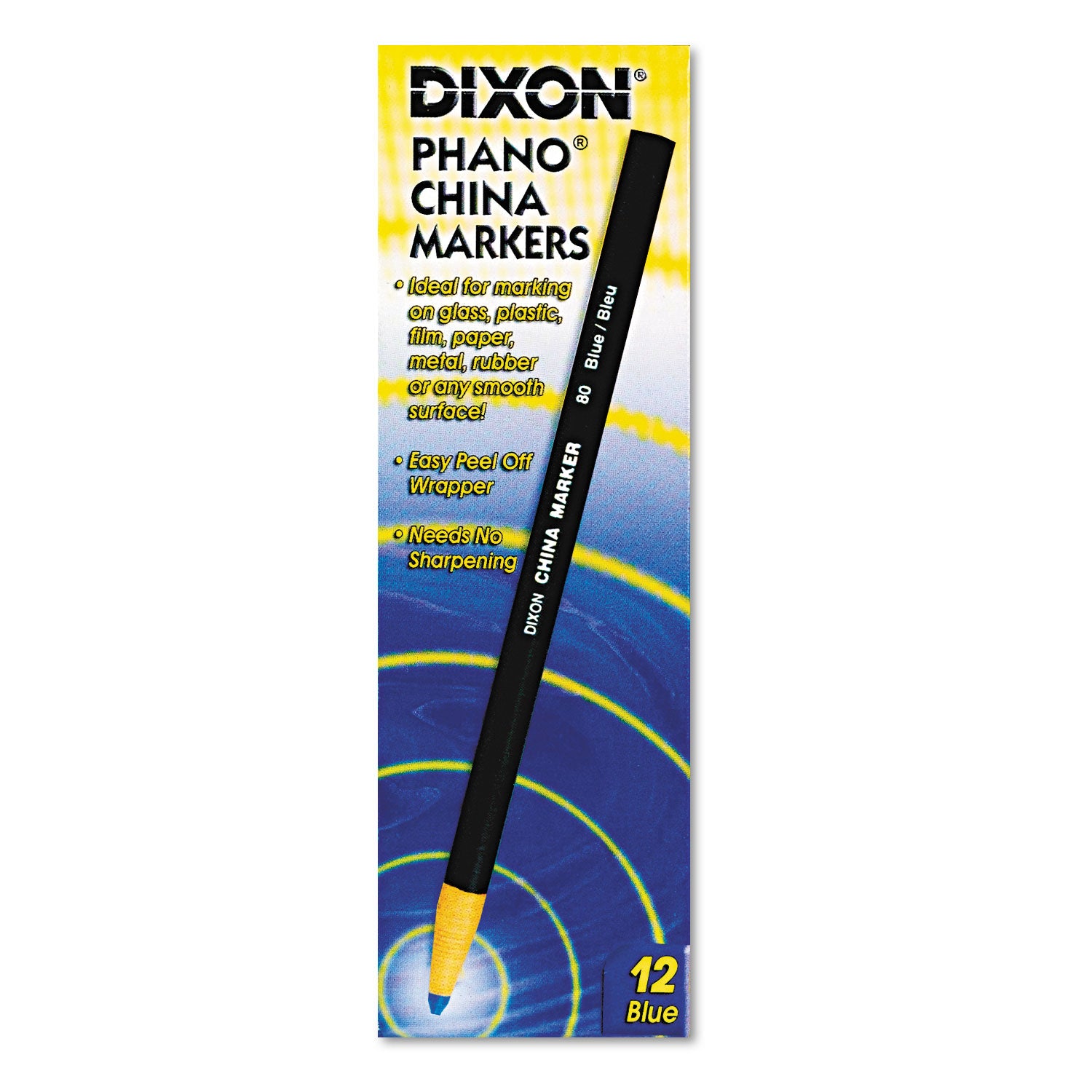 China Marker, Blue, Dozen - 