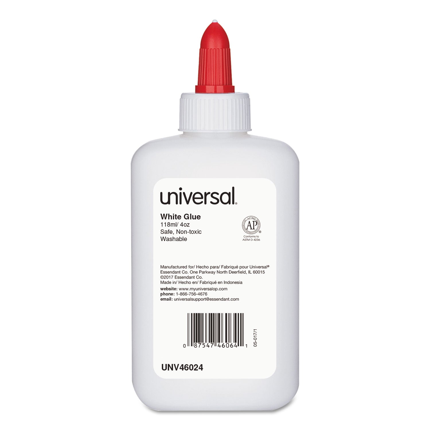 washable-white-glue-4-oz-dries-clear-3-pack_unv46064 - 3