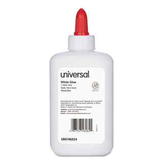 Washable White Glue, 4 oz, Dries Clear, 3/Pack