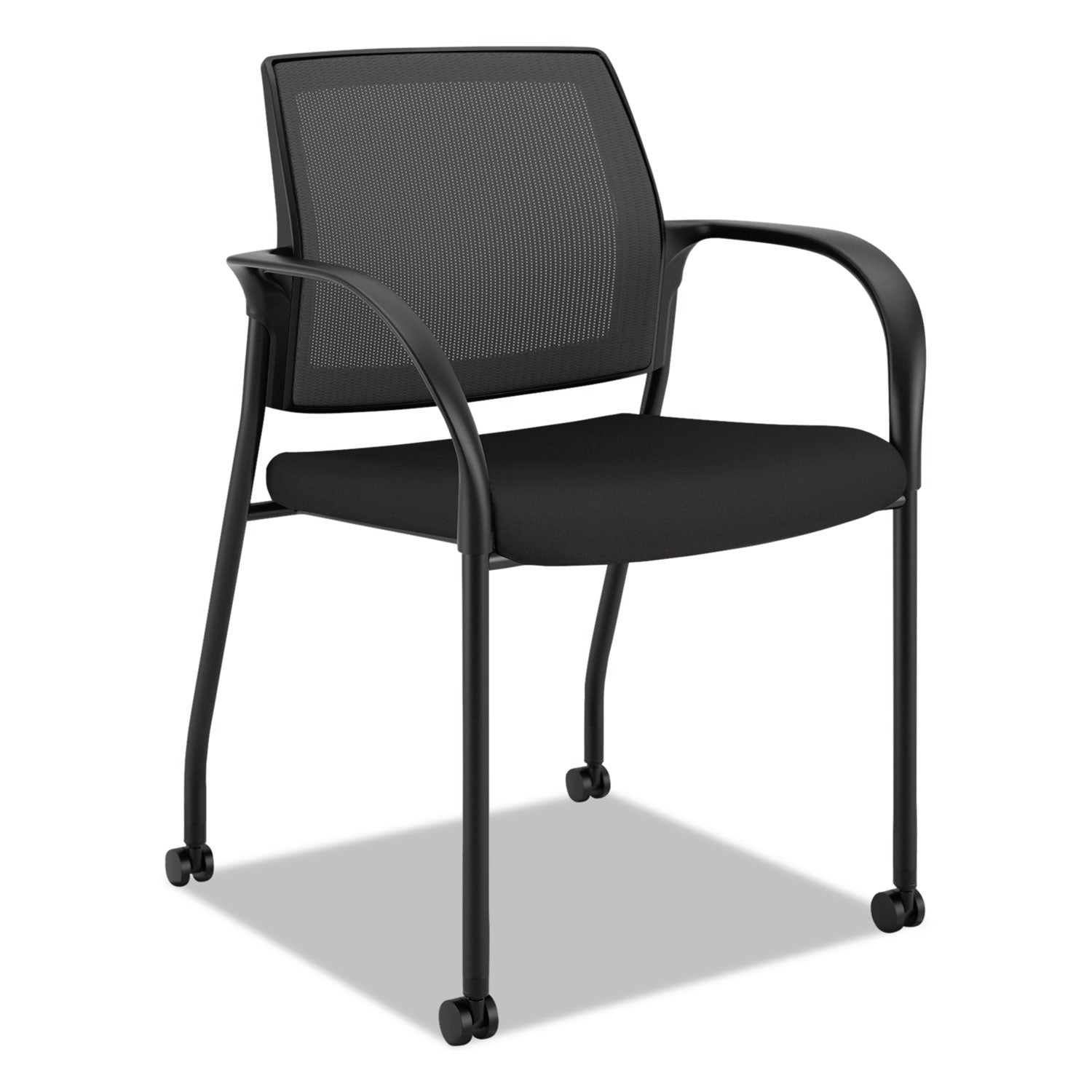 ignition-20-4-way-stretch-mesh-back-mobile-stacking-chair-supports-300-lb-18-seat-height-black-seat-back-black-base_honis107himcu10 - 1