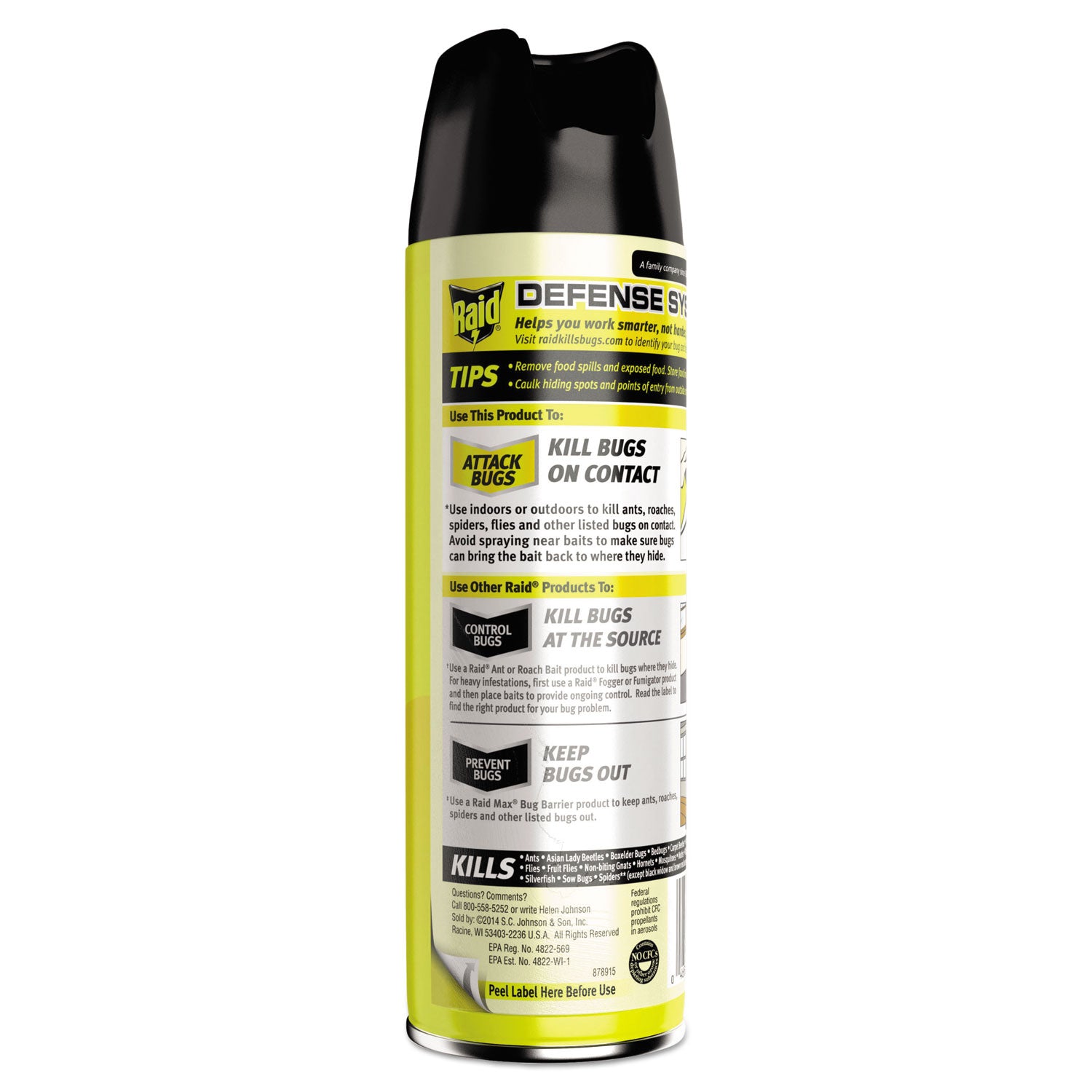 Multi Insect Killer, 15 oz Aerosol Spray, 12/Carton - 4