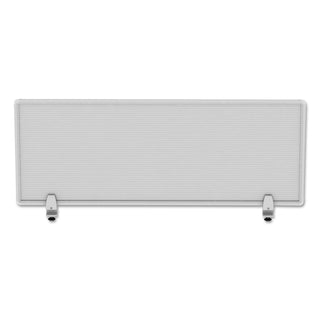 Polycarbonate Privacy Panel, 47w x 0.5d x 18h, Silver/Clear