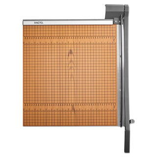 Square Commercial Grade Wood Base Guillotine Trimmer, 15 Sheets, 18" Cut Length, 18 x 18