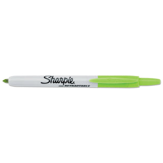 Retractable Permanent Marker, Fine Bullet Tip, Assorted Colors, 8/Set