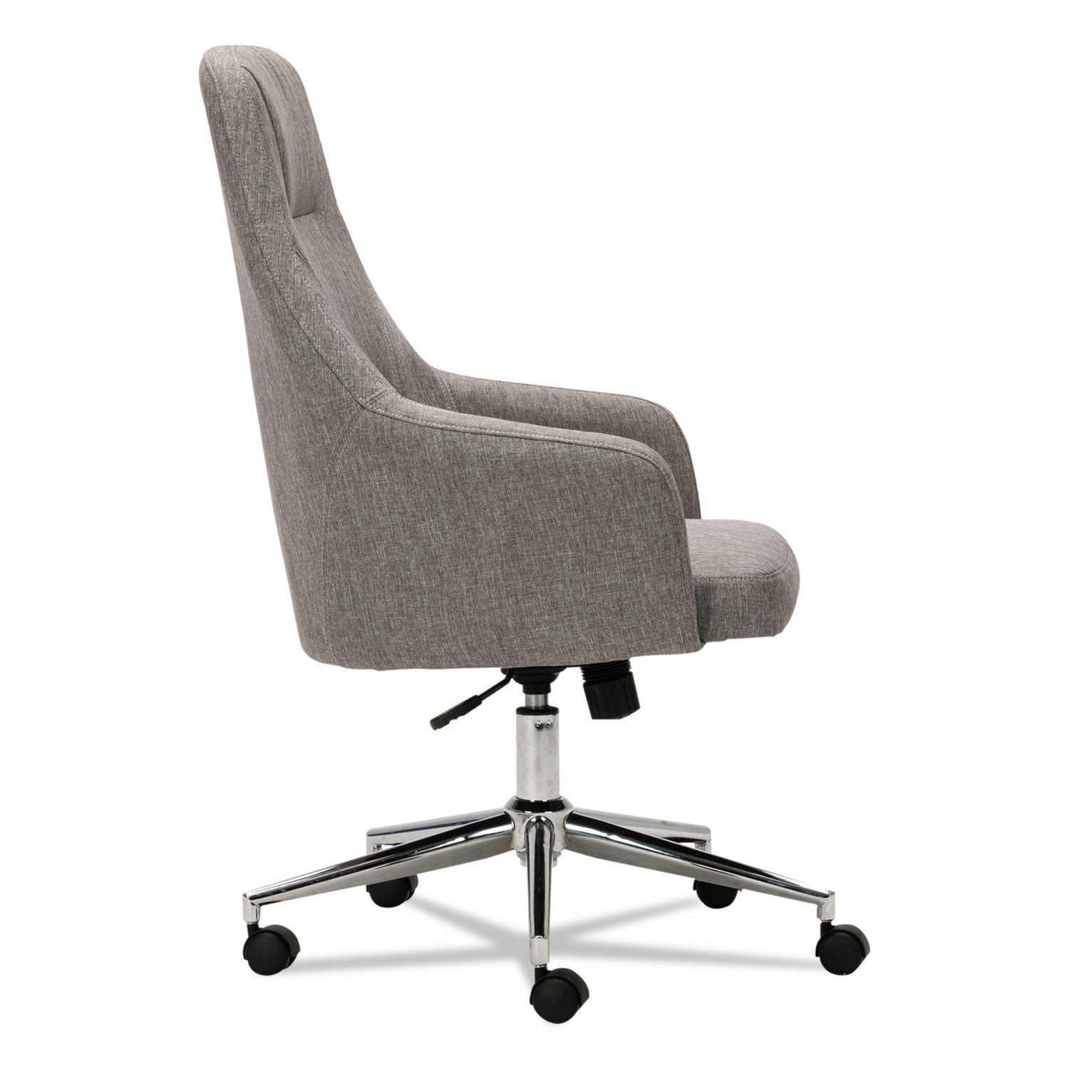 alera-captain-series-high-back-chair-supports-up-to-275-lb-171-to-201-seat-height-gray-tweed-seat-back-chrome-base_alecs4151 - 3