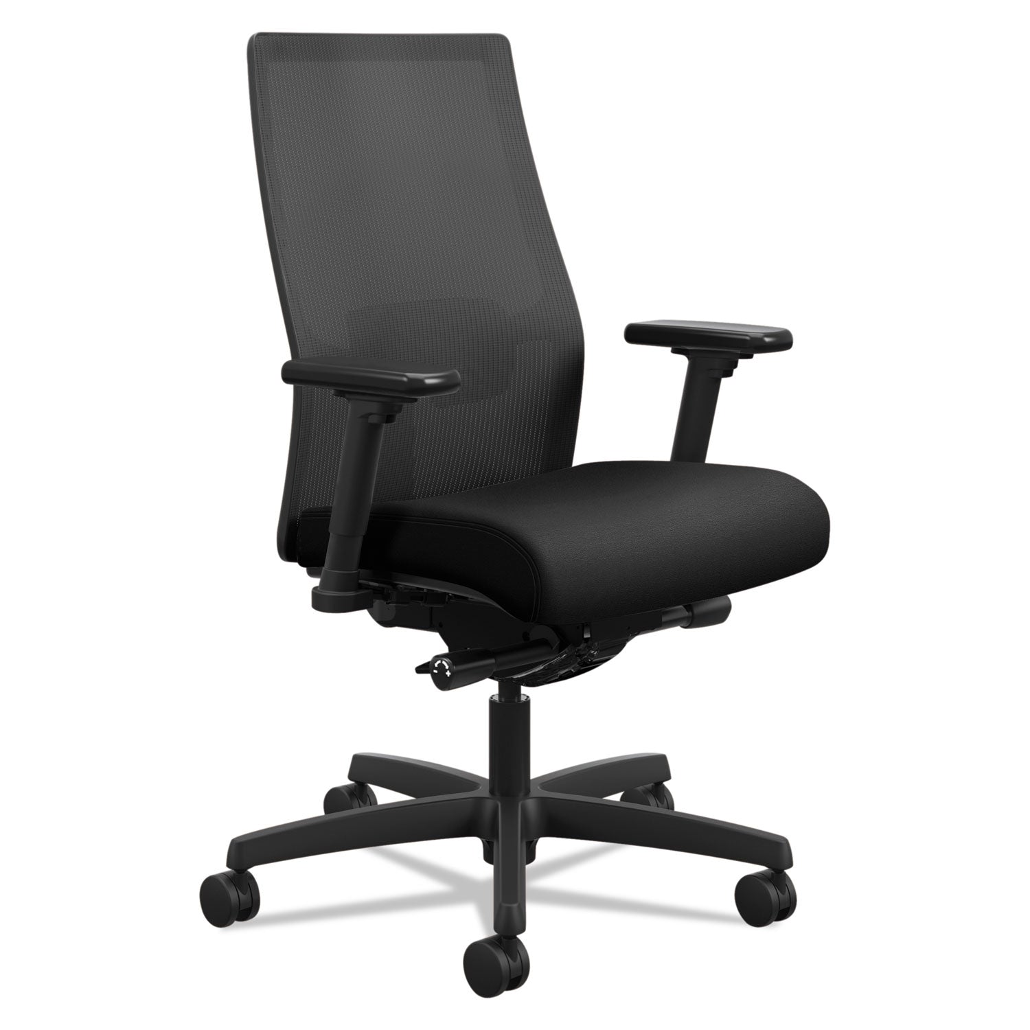 ignition-20-4-way-stretch-mid-back-mesh-task-chair-adjustable-lumbar-support-black-seat-back-black-base_honi2mm2amc10bt - 1