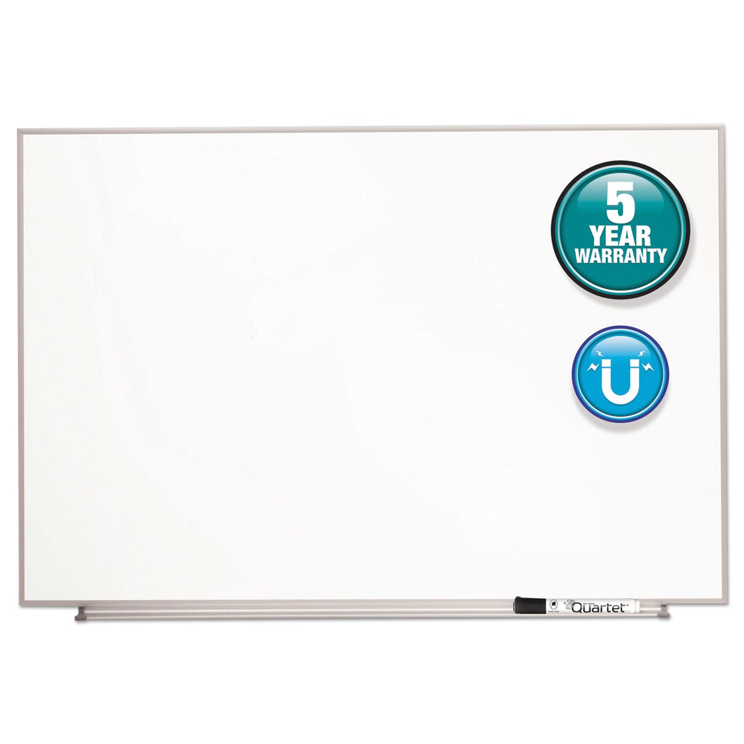Matrix Magnetic Boards, 48 x 31, White Surface, Silver Aluminum Frame - 