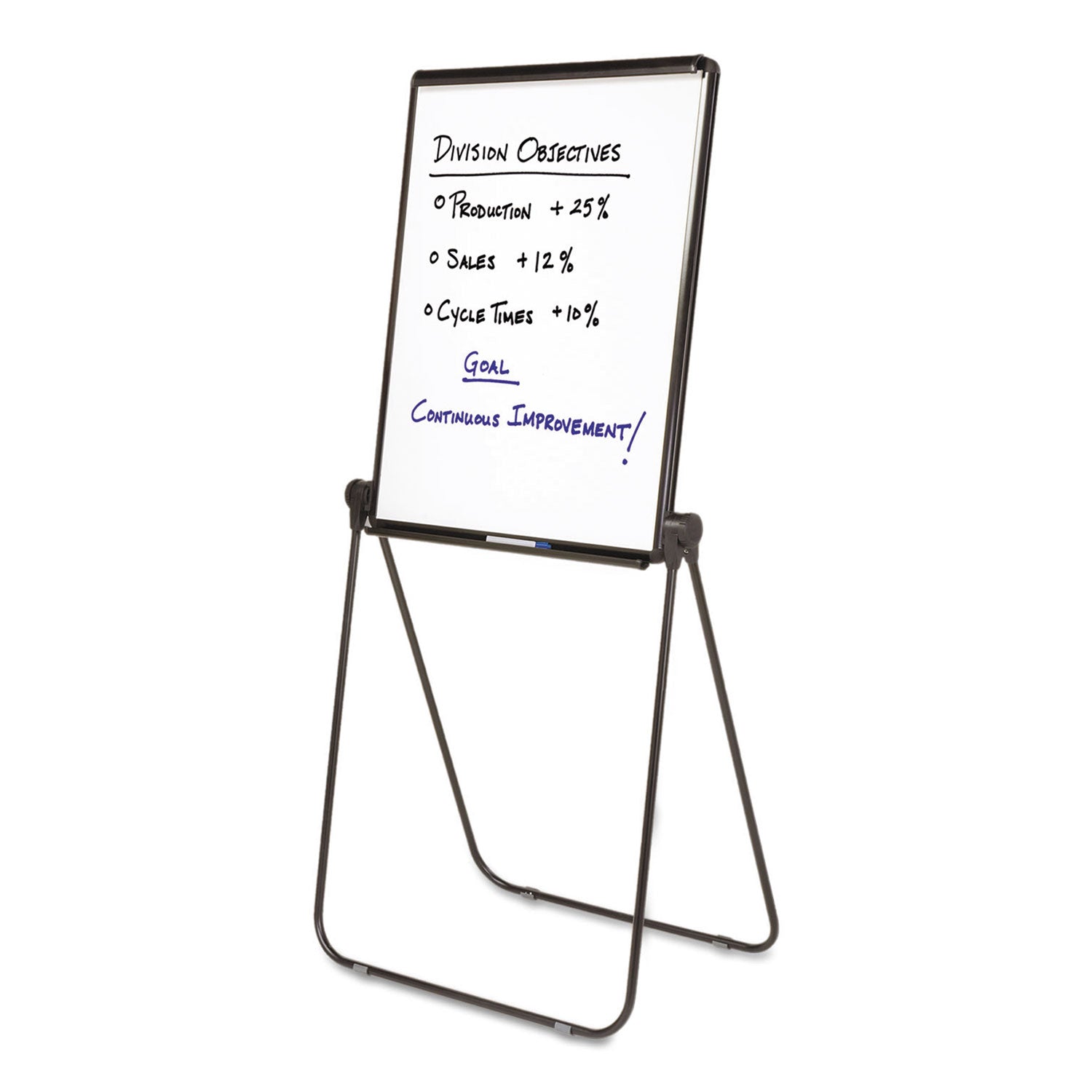 Quartet Ultima Easel - 70" Height - Plastic, Steel, Aluminum - Black - 3