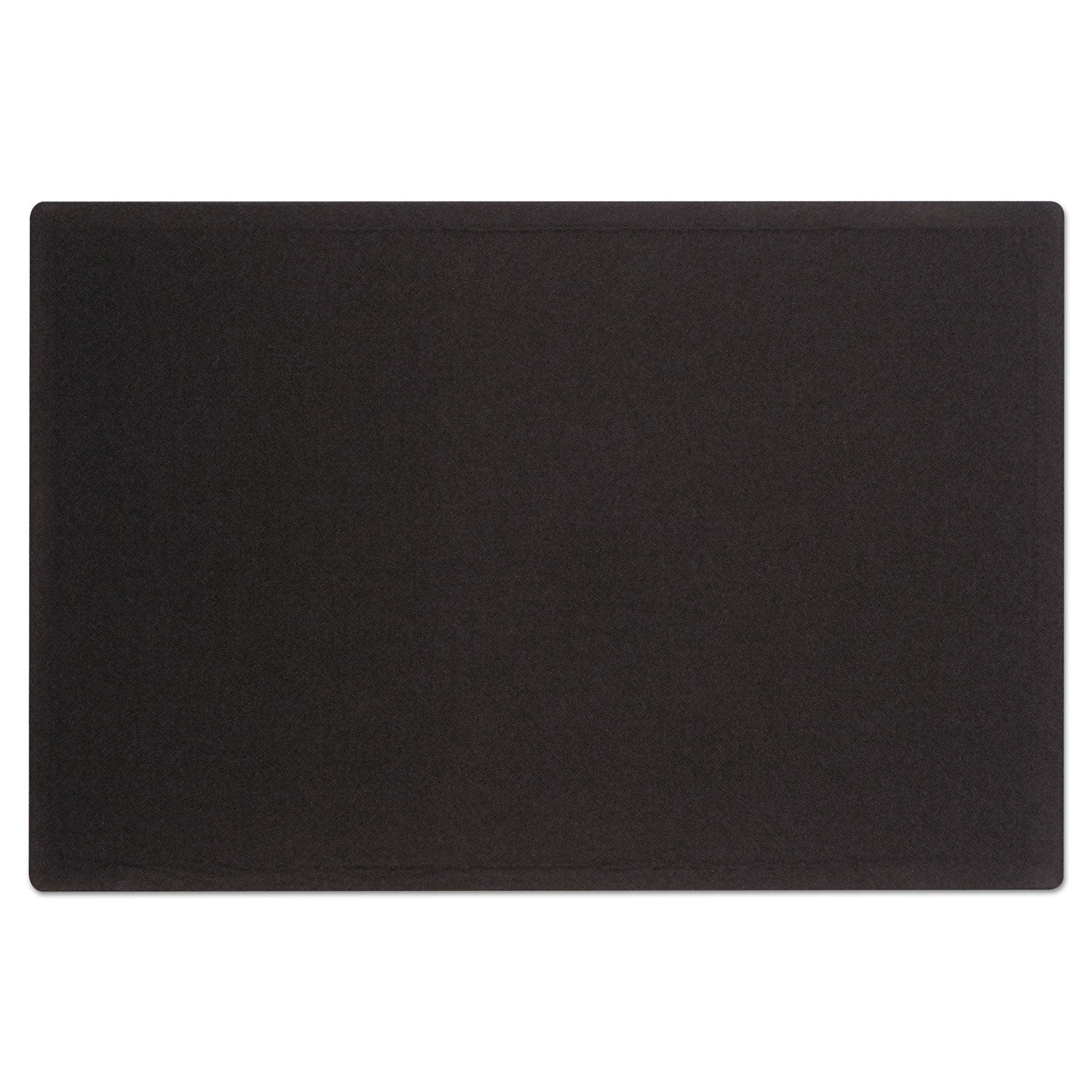 Oval Office Fabric Bulletin Board, 36 x 24, Black Surface - 