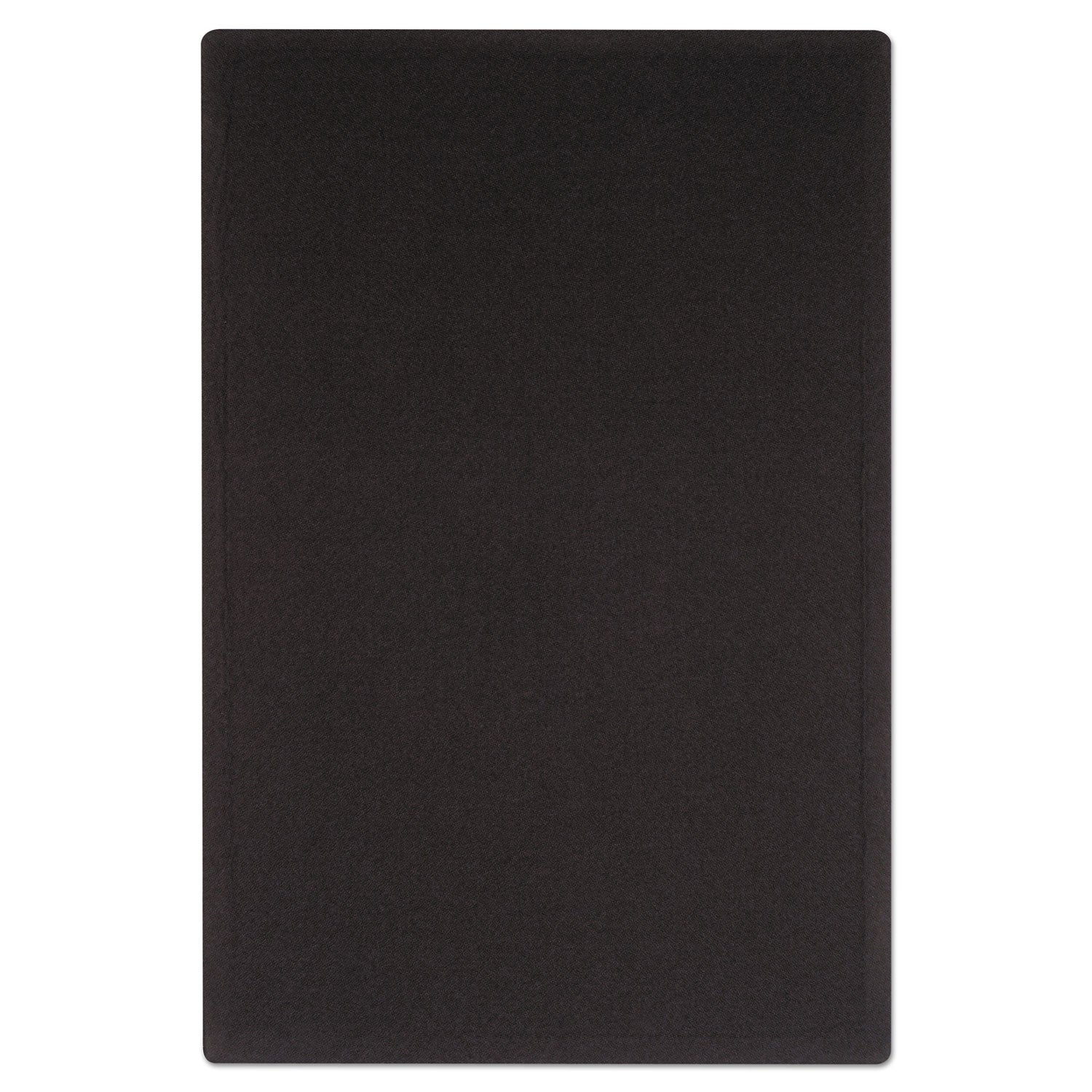 Oval Office Fabric Bulletin Board, 36 x 24, Black Surface - 