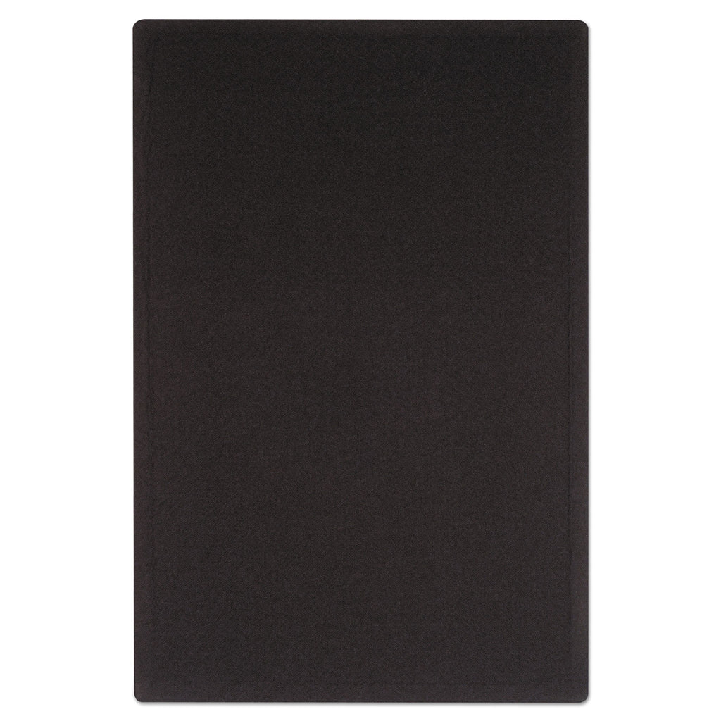 Oval Office Fabric Board, 48 x 36, Black Surface - 