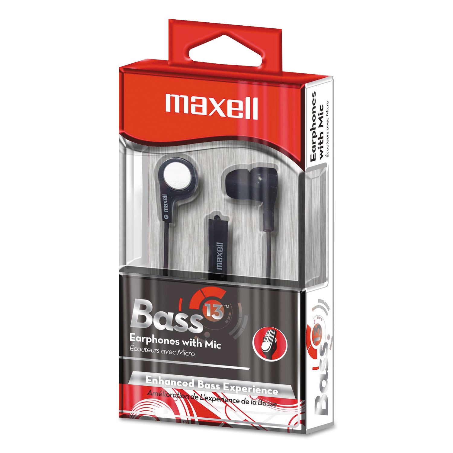 b-13-bass-earbuds-with-microphone-52-cord-black_max199621 - 1