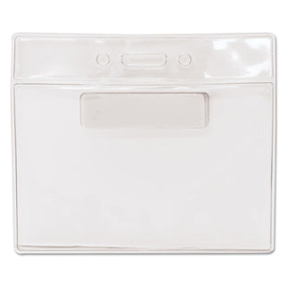 Magnetic-Style Name Badge Kits, Horizontal, Clear 4.5" x 3.25" Holder, 4.13" x 3" Insert, 20/Pack