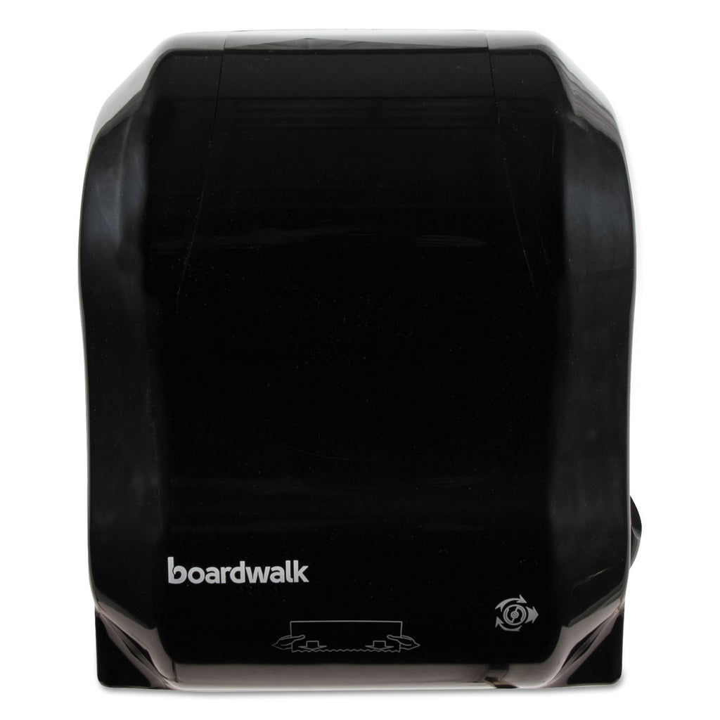 Hands Free Mechanical Towel Dispenser, 13.25 x 10.25 x 16.25, Black - 1