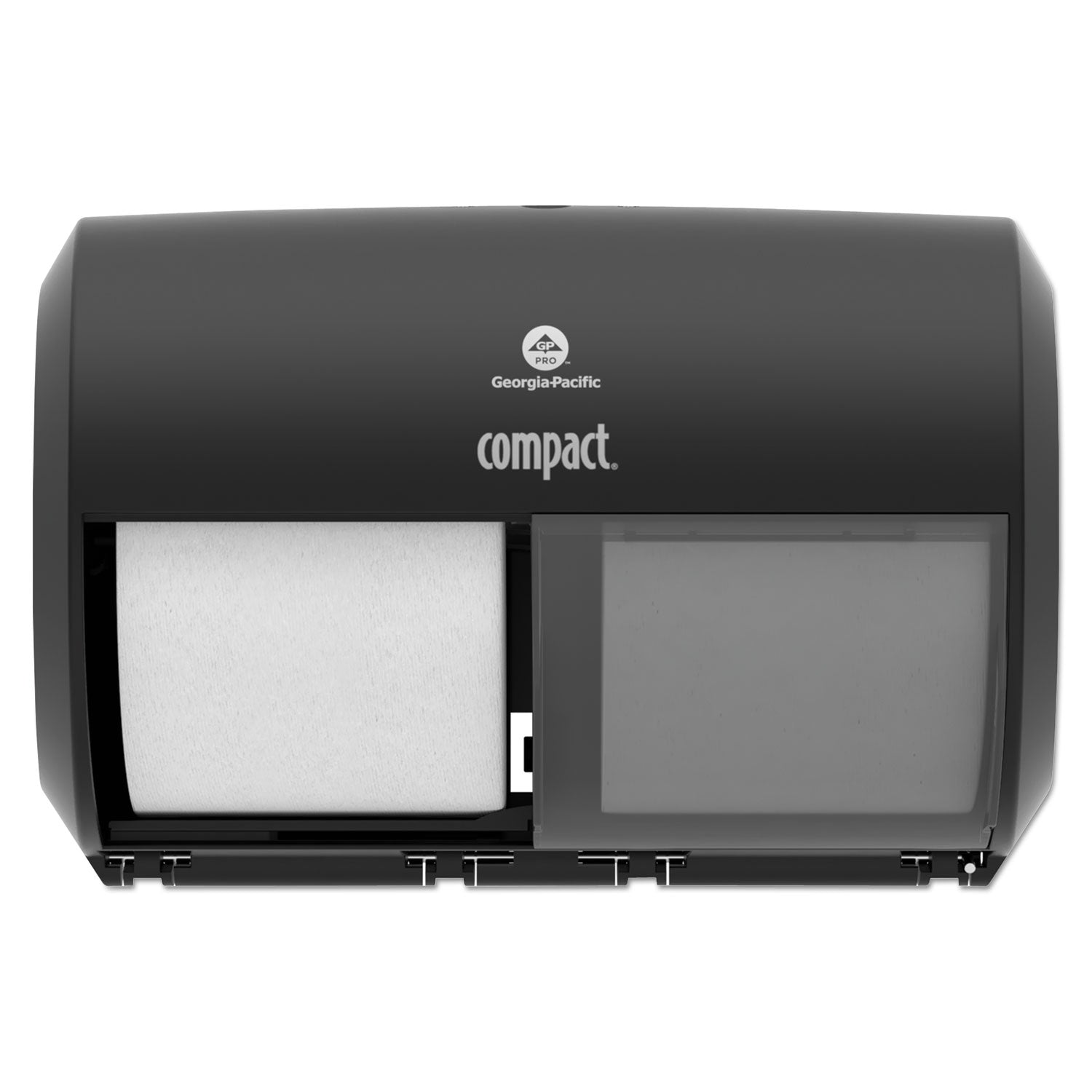 compact-coreless-side-by-side-2-roll-tissue-dispenser-115-x-763-x-8-black_gpc56784a - 1