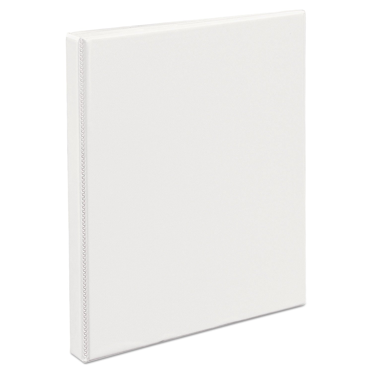 Heavy-Duty Non Stick View Binder with DuraHinge and Slant Rings, 3 Rings, 0.5" Capacity, 11 x 8.5, White, (5234) - 