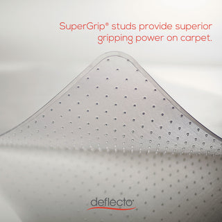 occasional-use-studded-chair-mat-for-flat-pile-carpet-36-x-48-lipped-clear_alemat3648cfpl - 2