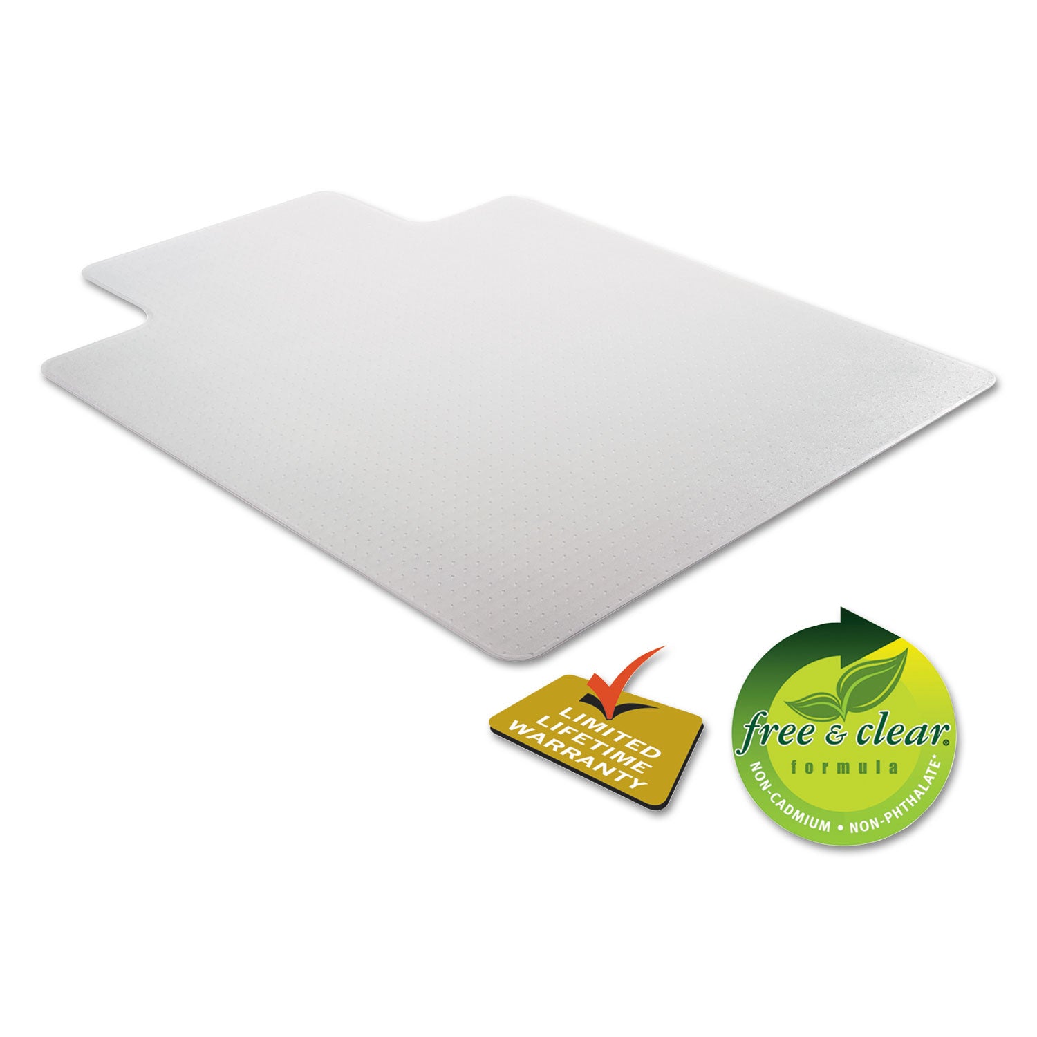 occasional-use-studded-chair-mat-for-flat-pile-carpet-36-x-48-lipped-clear_alemat3648cfpl - 5