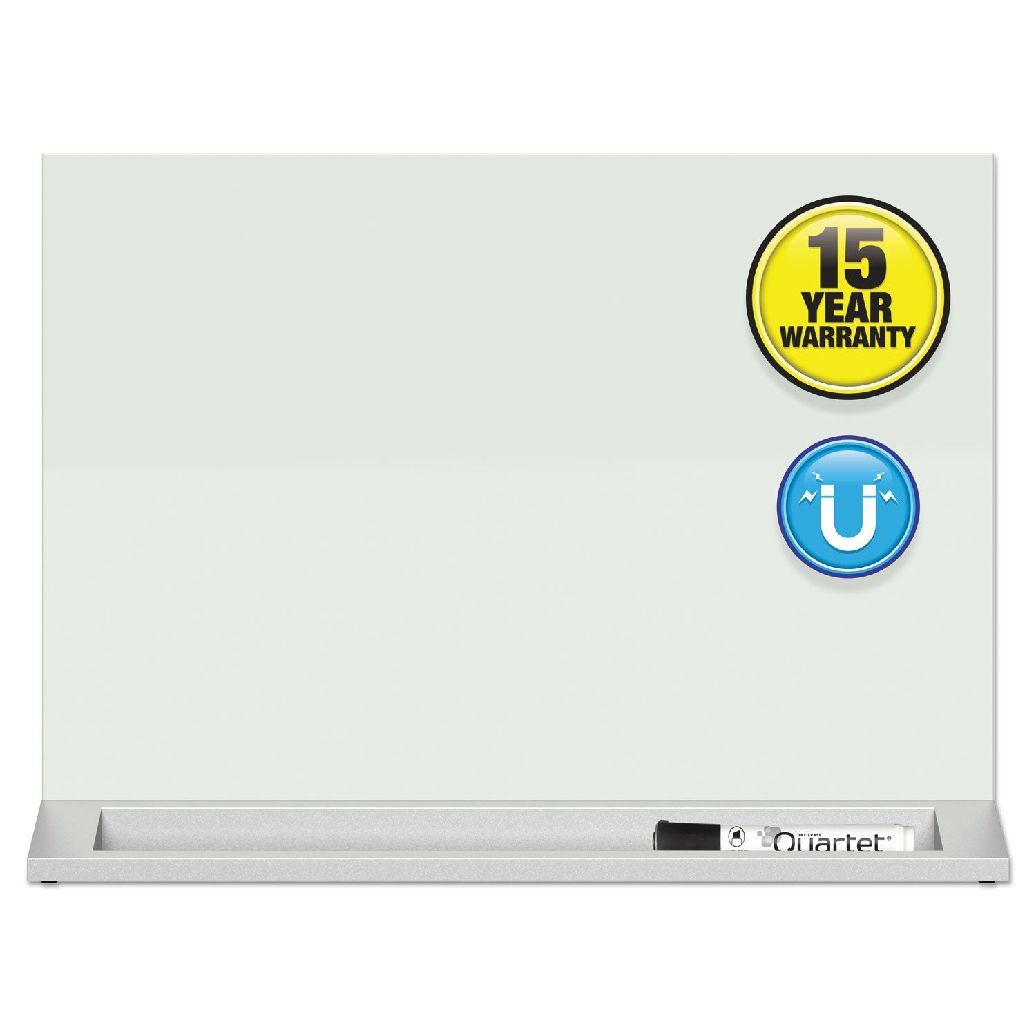 desktop-magnetic-glass-dry-erase-panel-23-x-17-white-surface_qrtgdp1723w - 1