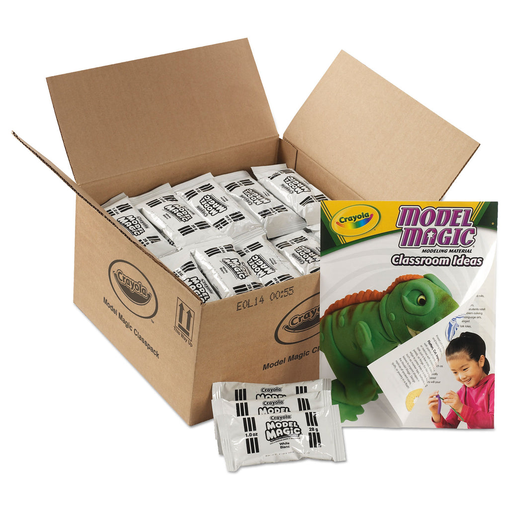 Model Magic Modeling Compound,1 oz Packs, 75 Packs, White, 6 lbs 13 oz