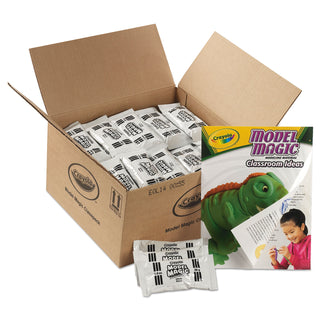 Model Magic Modeling Compound,1 oz Packs, 75 Packs, White, 6 lbs 13 oz