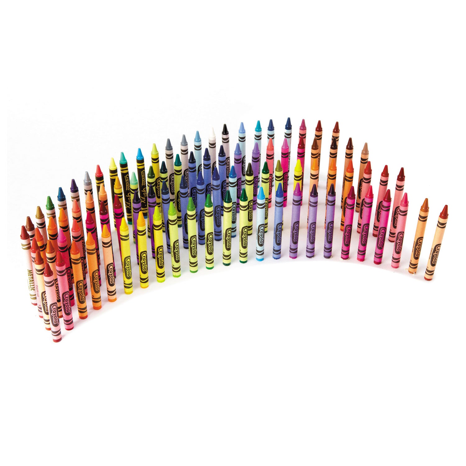 Classic Color Crayons in Flip-Top Pack with Sharpener, 96 Colors/Pack