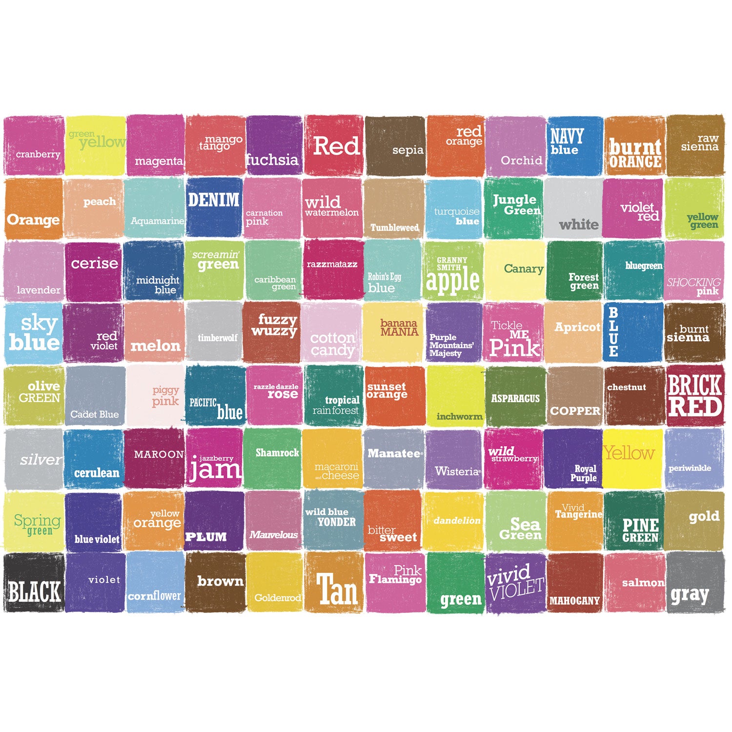 Classic Color Crayons in Flip-Top Pack with Sharpener, 96 Colors/Pack