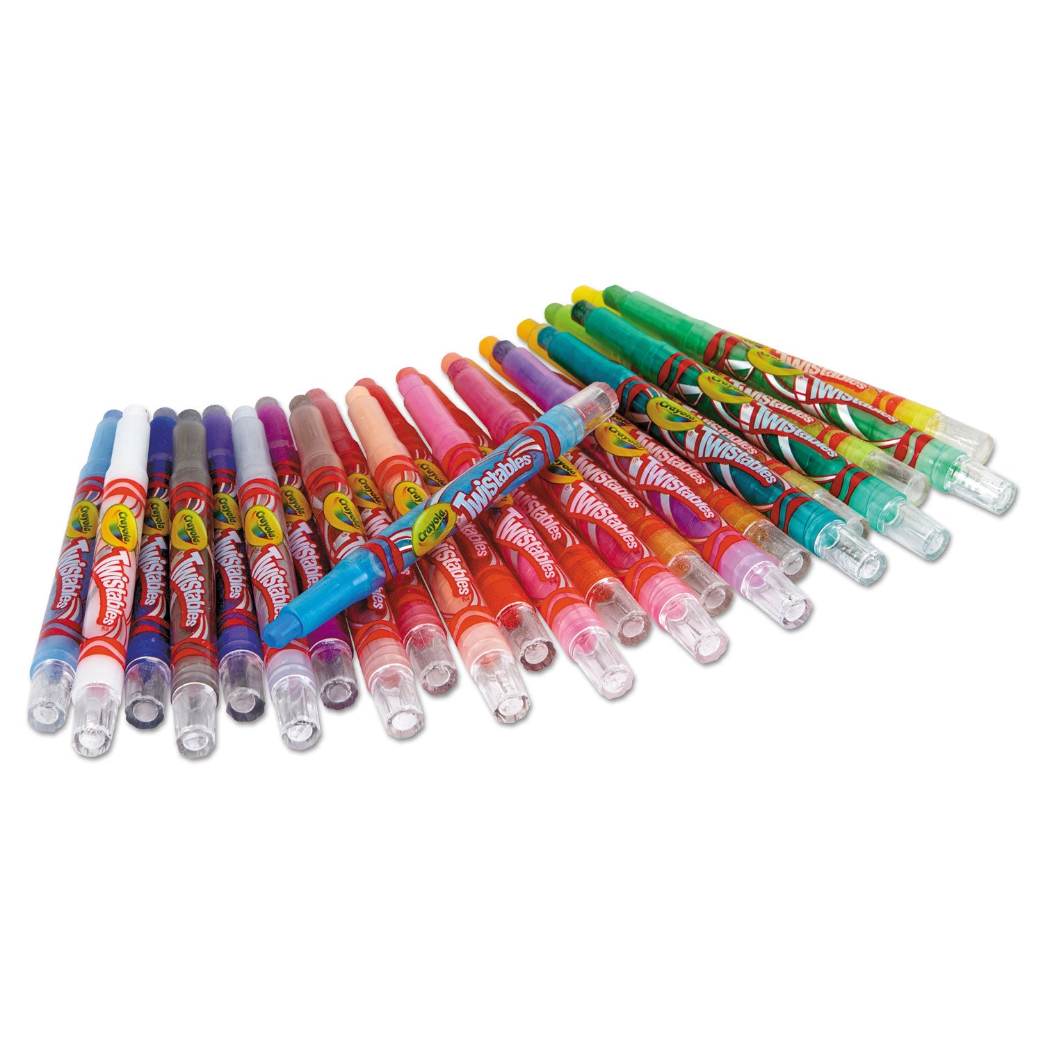 Twistables Mini Crayons, 24 Colors/Pack - 