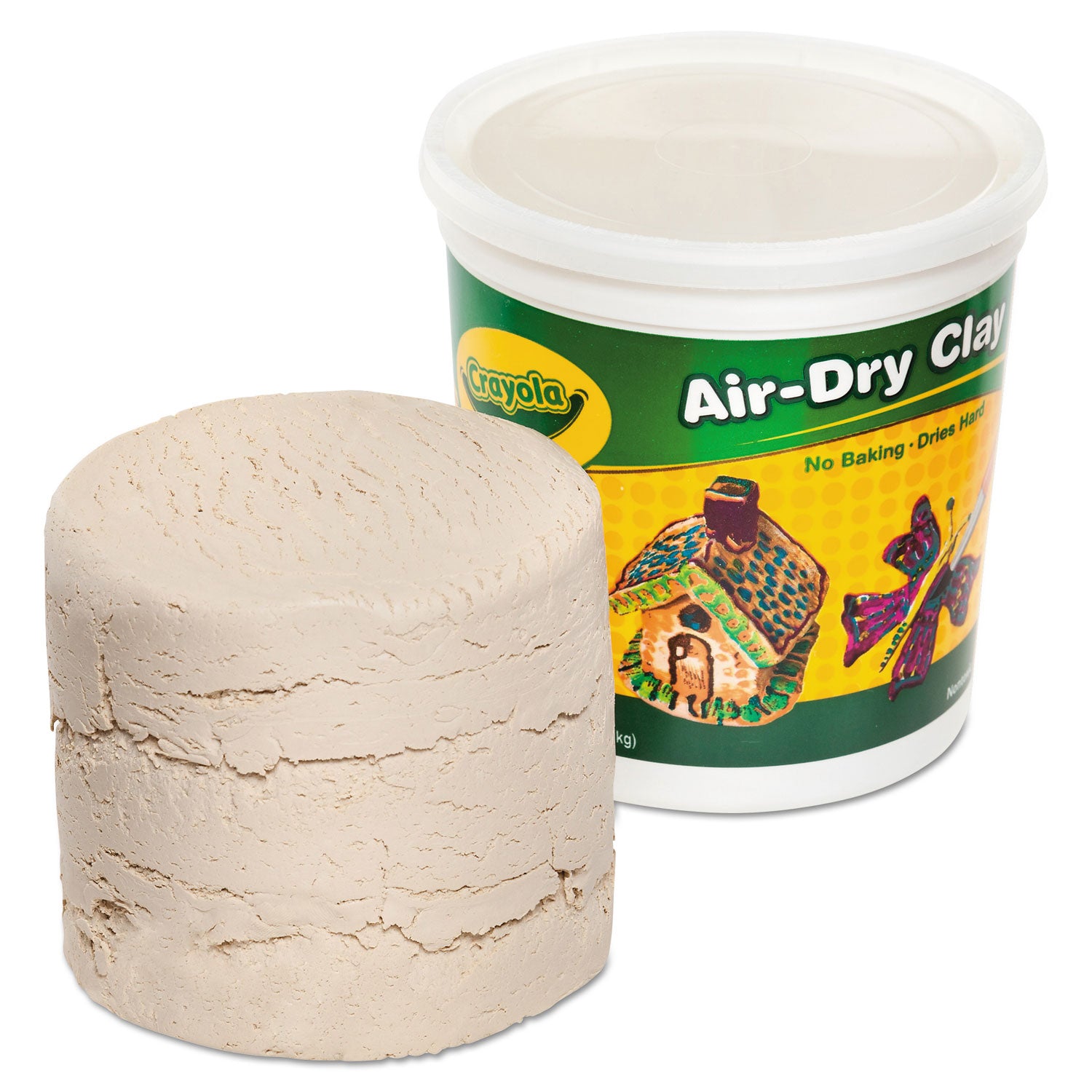 Air-Dry Clay, White, 5 lbs - 