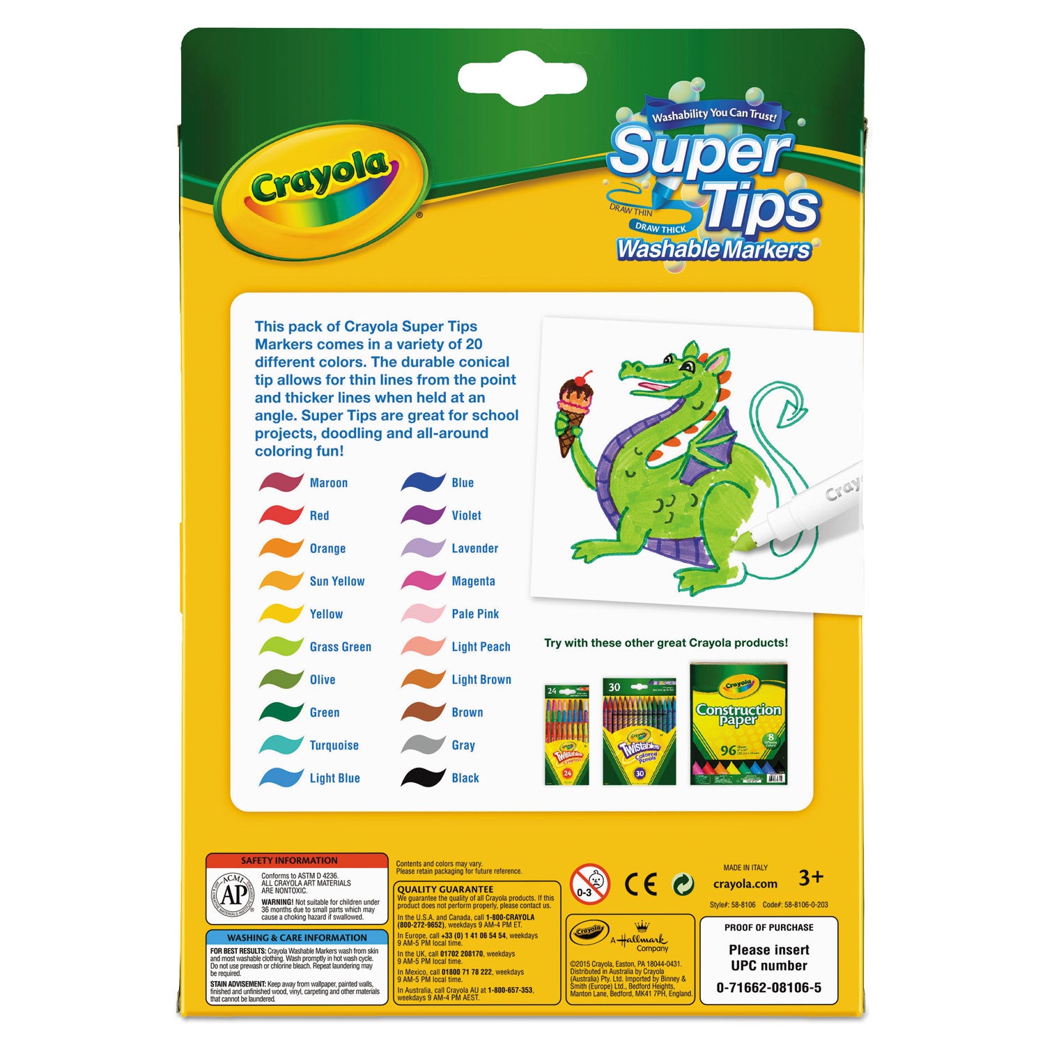 washable-super-tips-markers-fine-broad-bullet-tips-assorted-colors-20-set_cyo588106 - 4