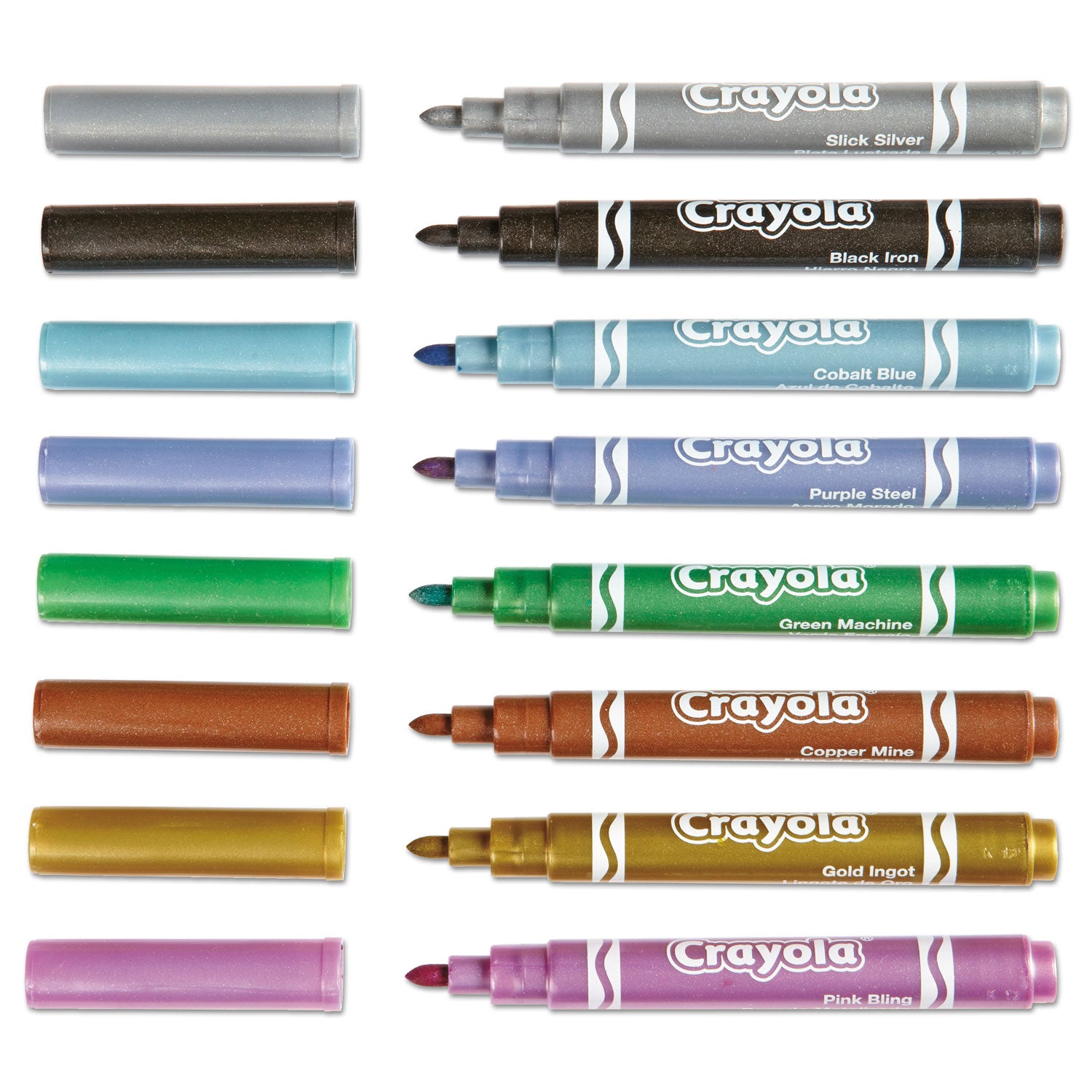 metallic-markers-medium-bullet-tip-assorted-colors-8-set_cyo588628 - 3