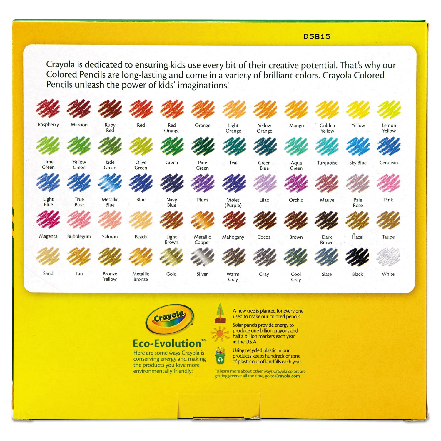 Long-Length Colored Pencil Set, 3.3 mm, 2B, Assorted Lead and Barrel Colors, 100/Pack