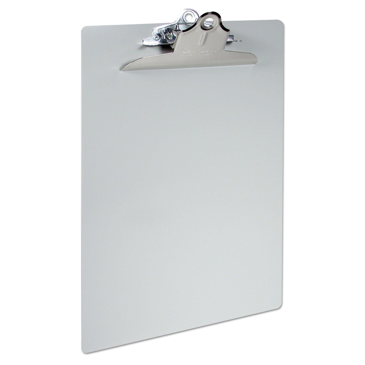 Recycled Aluminum Clipboard with High-Capacity Clip, 1" Clip Capacity, Holds 8.5 x 14 Sheets, Silver - 
