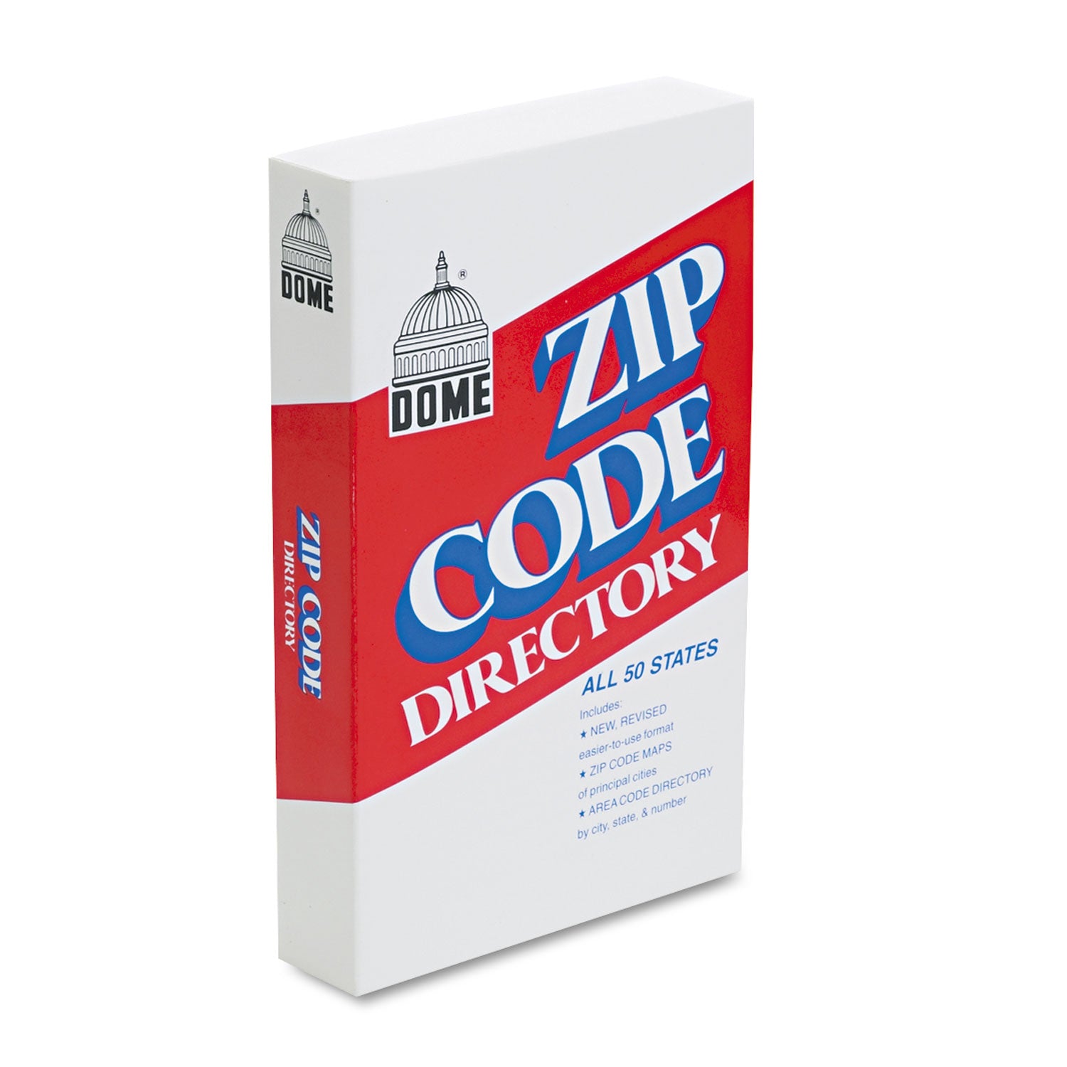 Zip Code Directory, Paperback, 750 Pages - 