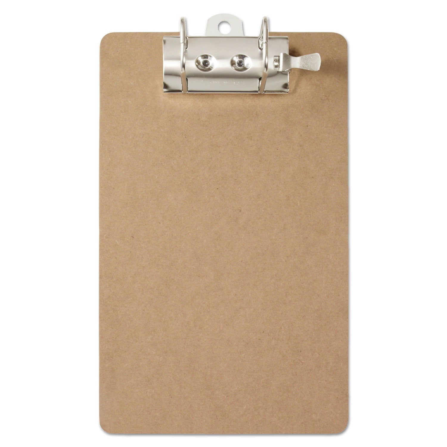 Recycled Hardboard Archboard Clipboard, 2.5" Clip Capacity, Holds 8.5 x 11 Sheets, Brown - 