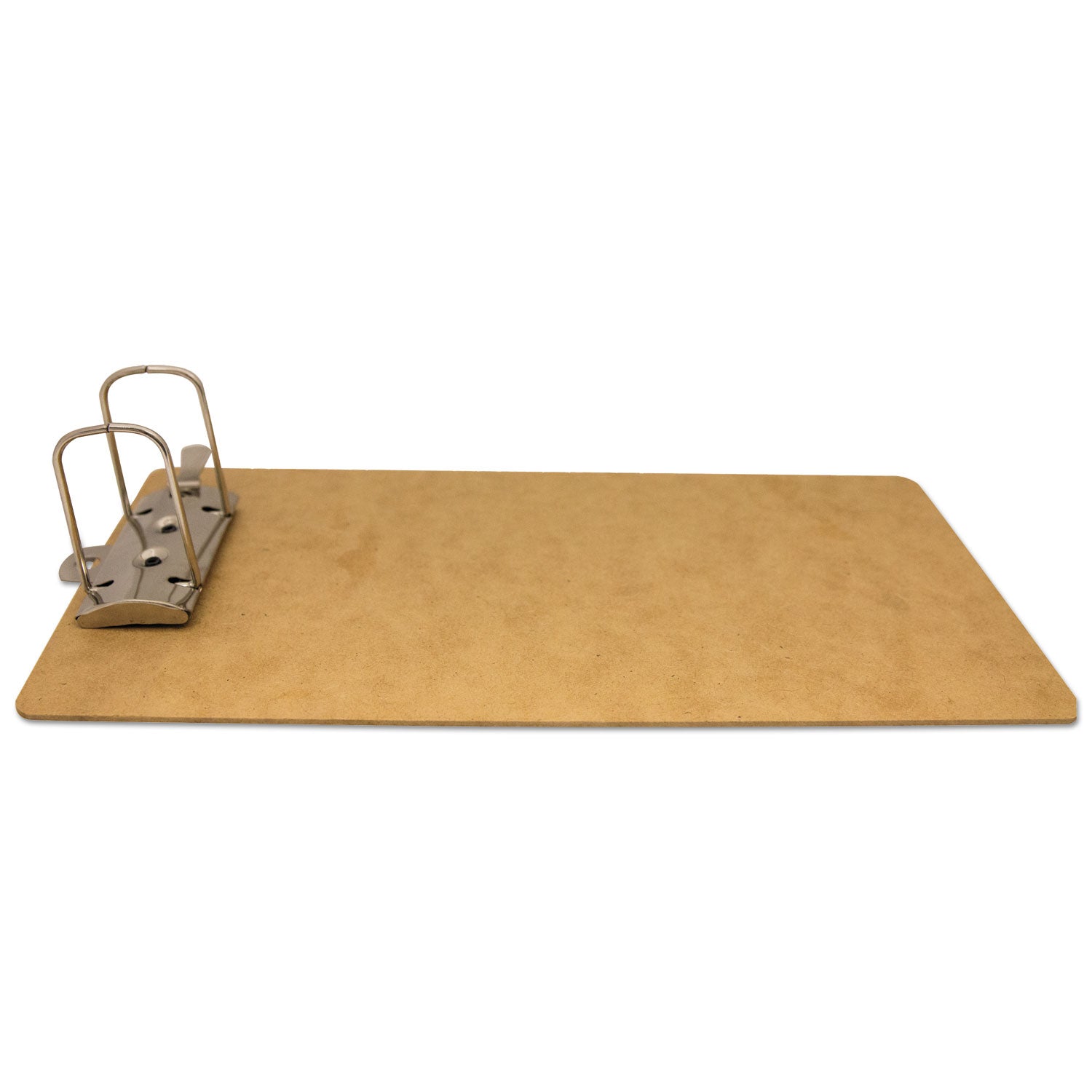 Recycled Hardboard Archboard Clipboard, 2.5" Clip Capacity, Holds 8.5 x 14 Sheets, Brown - 